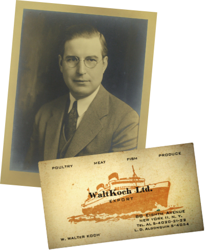 Waltkoch founder photo and business card